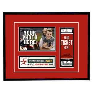 Houston Astros My First Game Ticket Frame  Sports 