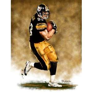 Large Heath Miller Pittsburgh Steelers Giclee  Sports 