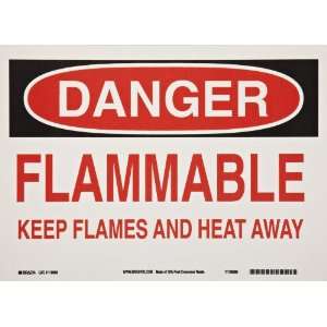   Danger Flammable Keep Flames And Heat Away  Industrial