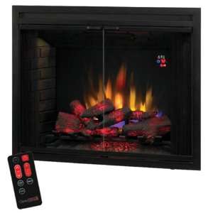 Pro Electric Fireplaces 39EB500 GRS Electric Fireplace with 39 Inch 