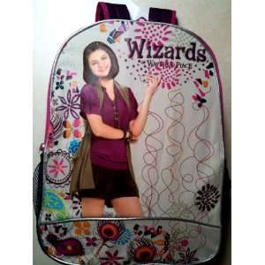  Wizards of Waverly Place Backpack Plum Tan Peacock Feather 