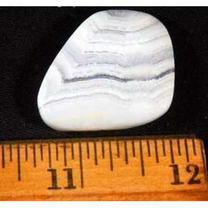  Blue Lace Agate Extra Cabochon (1 1/2   2)   1pc 