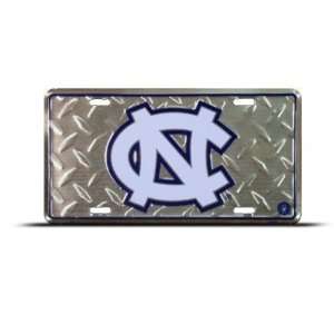 University Of North Carolina Tar Heels Metal College License Plate 
