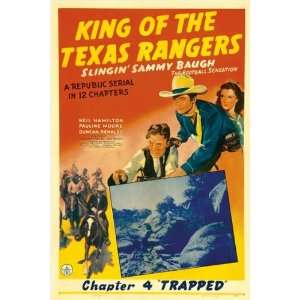   the Texas Rangers (1941) 27 x 40 Movie Poster Style C