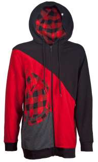   TAGS 2012 Nomis DIAGONAL Hoodie Electric Red XLARGE XLT LIMITED  
