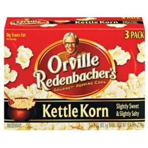 Orville Redenbachers Kettle Korn 3 pk Popcorn 9.9 oz (Pack of 12 