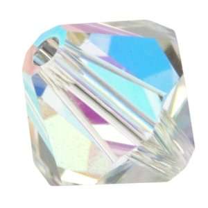  8mm Crystal Aurore Boreale 5301 Bi cone Swarovski Crystal 