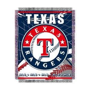 Texas Rangers Triple Woven Jacquard MLB Throw (MLB Series) by 