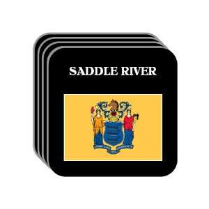 US State Flag   SADDLE RIVER, New Jersey (NJ) Set of 4 Mini Mousepad 