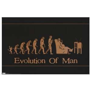  Evolution of Man Movie Poster, 34 x 22.25