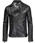 Affliction Black Premium BRAIN STORM Mens Leather Jacket   NEW 