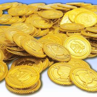 Perfect for Pirate themed partes these spectacular gold coins are a 