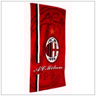Football Team AC Milan FC Soccer Beach Bath Towel  