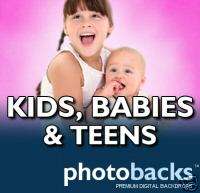 Kids, Babies & Teens DIGITAL BACKDROPS Backgrounds  