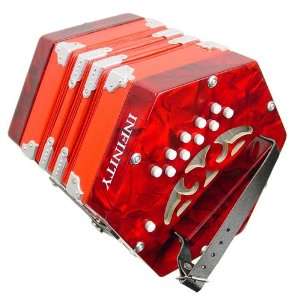  Signature Music Brand New Red Concertina 1210RD Musical 