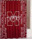 Fabric Shower Curtain MISSISSIPPI STATE BULLDOGS