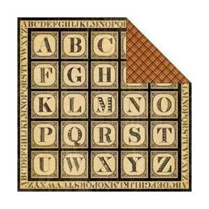  Graphic 45 An ABC Primer Double Sided Paper 12X12 Building Blocks 