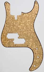 Lakland P Bass Gold Sparkle Pickguard  