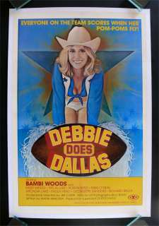 DEBBIE DOES DALLAS * 1SH ORIG MOVIE POSTER 1978 RATED X  