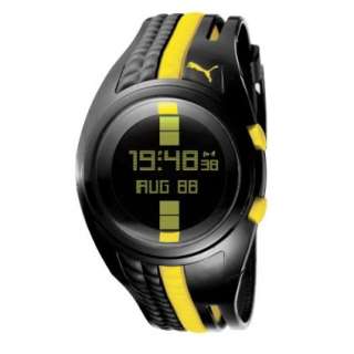 PUMA Mens PU910471001 Shift Black and Yellow Digital Watch   designer 