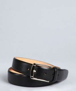 Trafalgar black leather Kensington belt