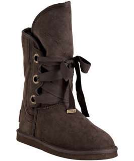 Australia Luxe beva shearling Bedouin short lace up boots