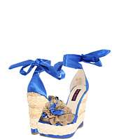 blue satin shoes” 