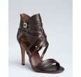 vince camuto cognac croc embossed leather aman heeled sandals