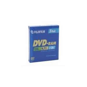  FUJI 23022043 4.7 GB DVD RAM For Data (3 pk) Electronics