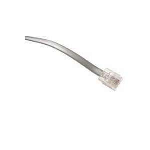   RJ11 Reversed for Voice Modular Cable 50 Feet Silver Electronics