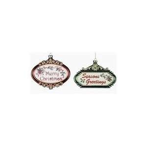   Victorian Merry Christmas & Seasons Greetings Message