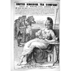 1894 ADVERTISEMENT UNITED KINGDOM TEA COMPANY LONDON 