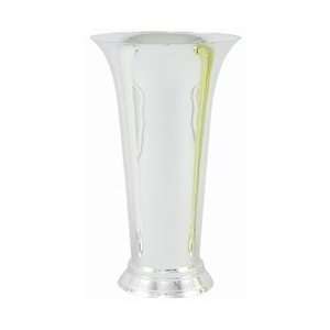  Plastic Trumpet Vase  Silver (Case of 12)