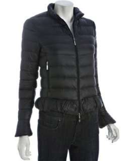 Moncler navy blue quilted Jarre down filled jacket   up to 