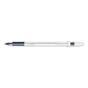  BIC  Cristal Grip Stick Ballpoint Pen, Clear Barrel 