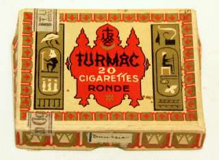 Art Deco Egypt Greek Turmac Cigarette Pack no Tin 1920s  
