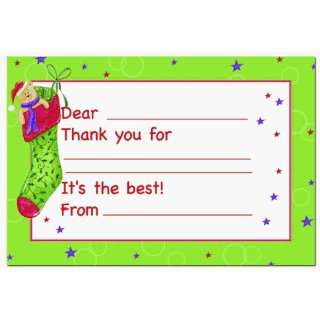 Masterpiece Studios 113336 KidS Stockings Fill In The Blank Thank You 