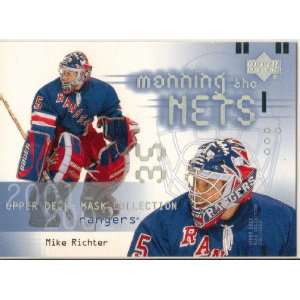  2001 02 UD Mask Collection 120 Mike Richter MTN (Hockey 