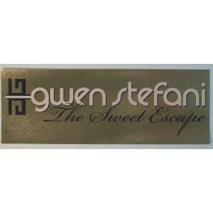  Gwen Stefani The Sweet Escape Bumper Sticker Automotive