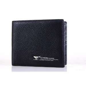   Black Leather Multi Function Wallet & Credit Card Holder Everything