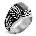 Size 8 12 MENS Silver Stainless Steel USMC Vintage Rings Band Hand 