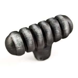   Distressed Large Ribbed Cabinet Knob CK 713 DN