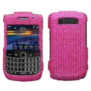  BlackBerry Bold 9780 Full Diamond Bling Hot Pink Hard Case 
