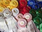 33 New Assorted Rosette Style Horse Show Ribbons 1st   6th Place 