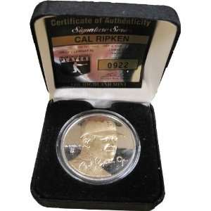 Cal Ripken Jr Commemorative Gold Coin   MLB Photomints and Coins 