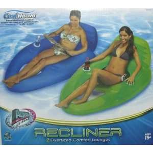  2 Oversized Pool Lounger   Inflatable Lounge Recliner 