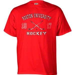  Boston University Legacy Hockey T Shirt
