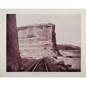  1893 Print Dodges Bluff Canyon Grand River Colorado 