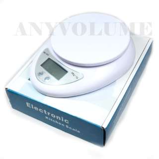 Compact 5Kg /11lbs x 1g Digital Kitchen Scale Diet Food  