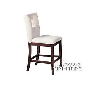  Acme Furniture White Counter Height Chair 10034